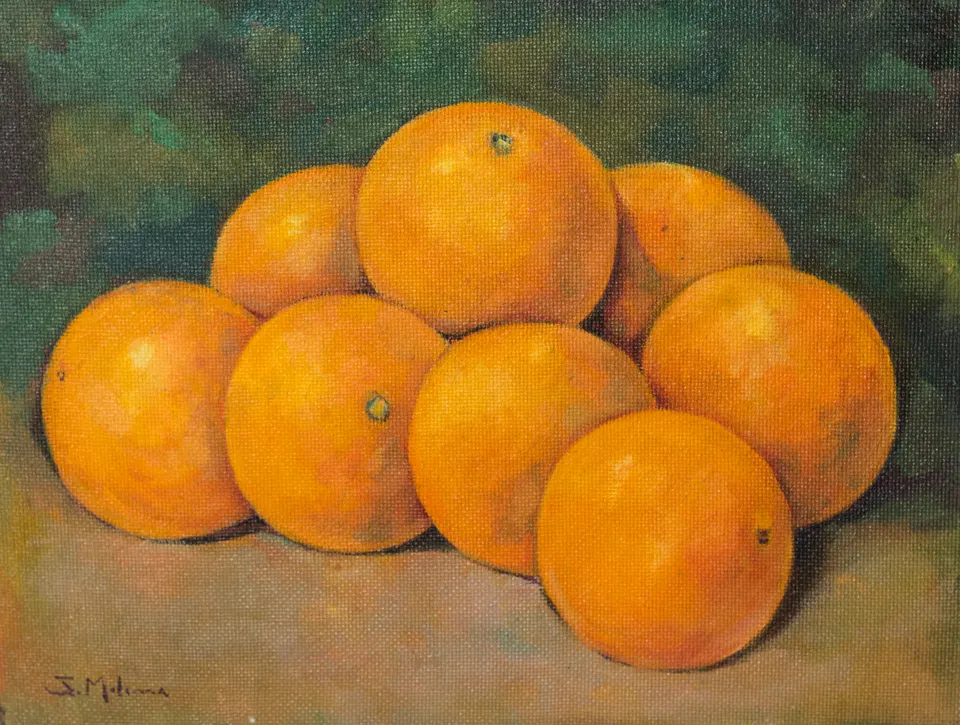 Montón de naranjas