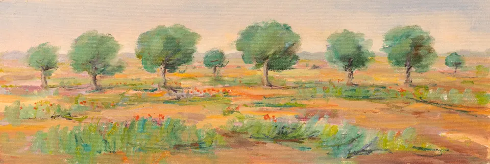 Hilera de árboles