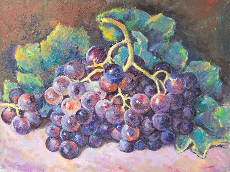 Racimo de uvas negras