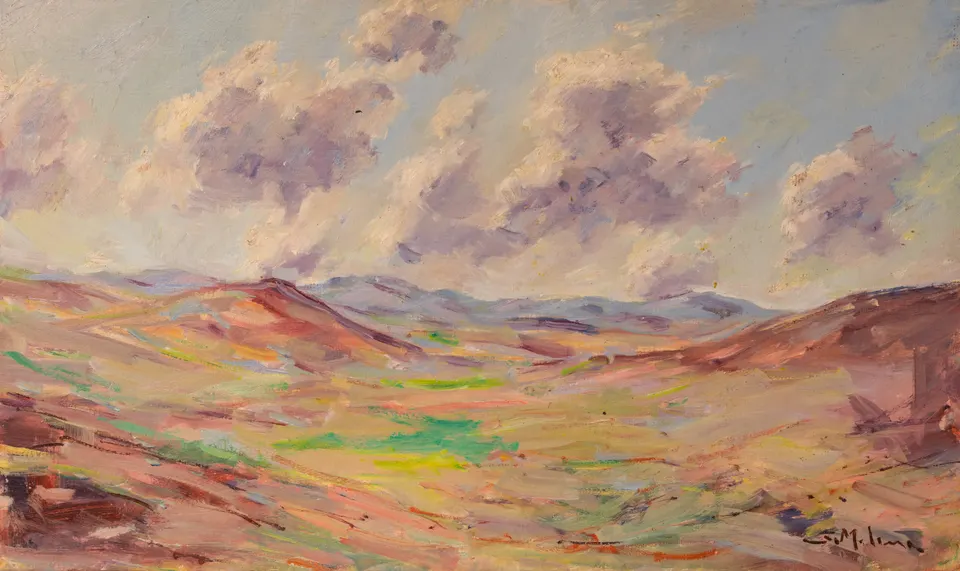 Lomas bajo las nubes