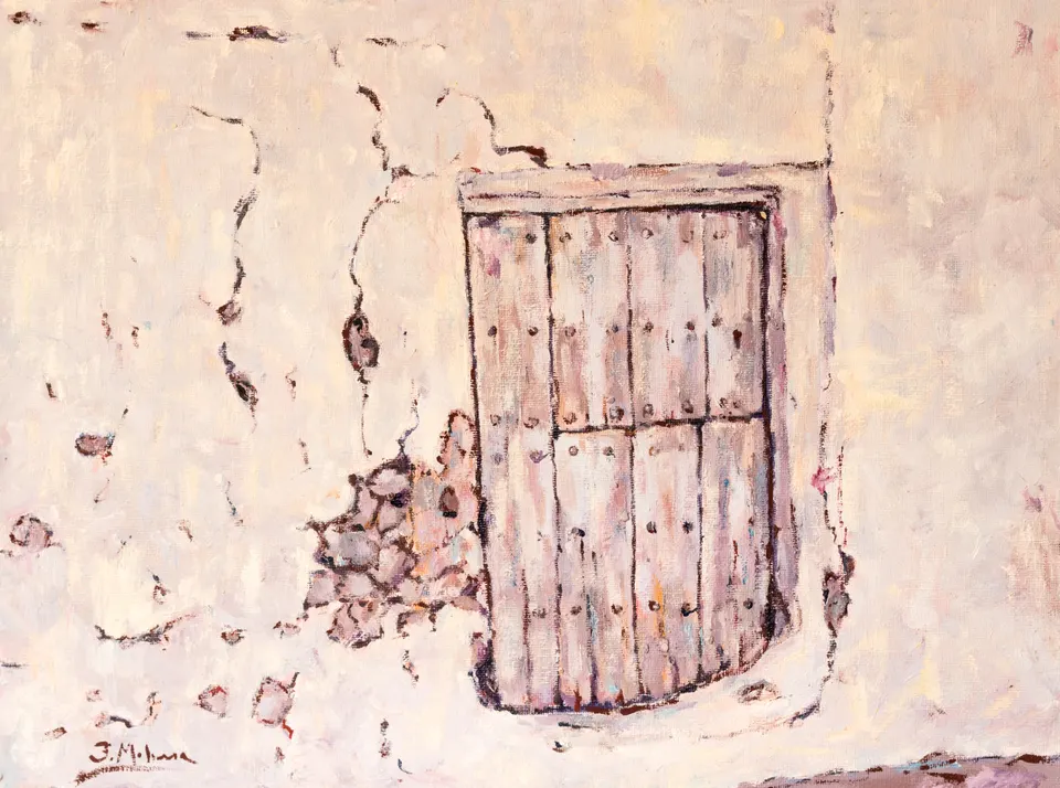 Puerta vieja de madera
