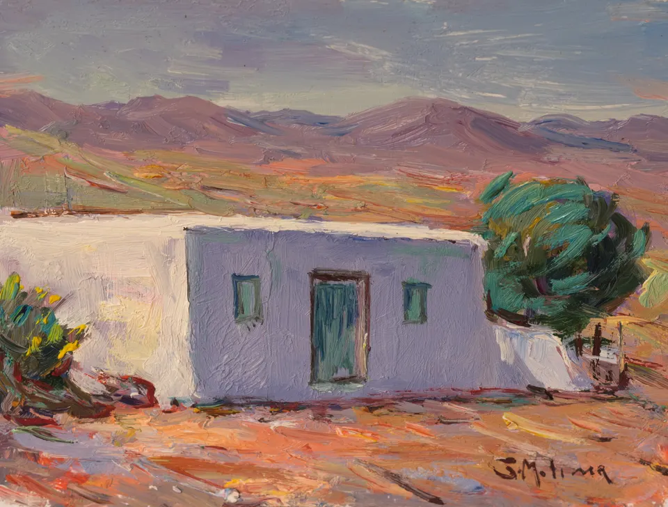 Casa de puertas verdes