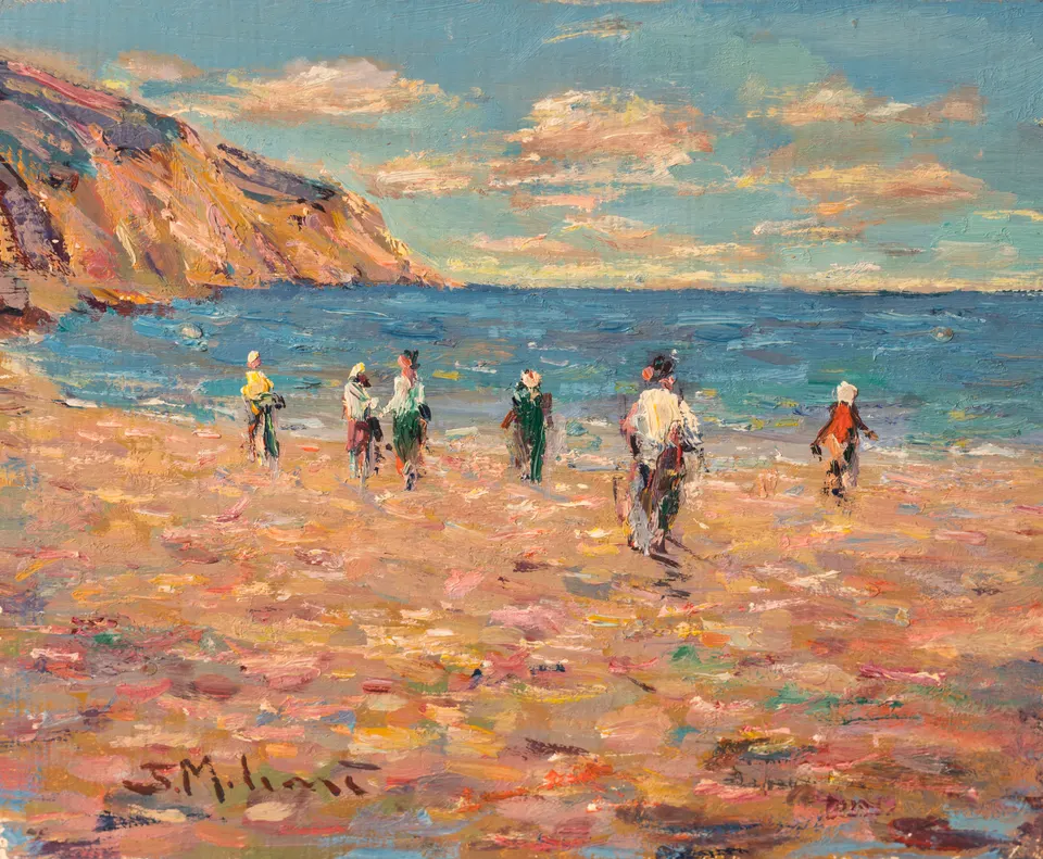 Figuras en la orilla