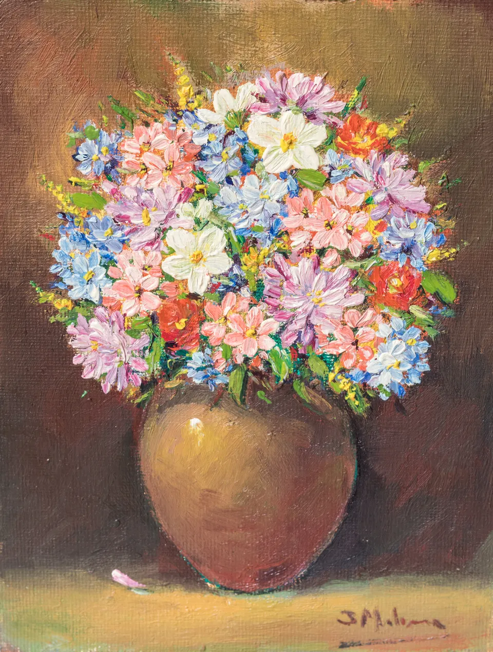 Jarrón de flores silvestres