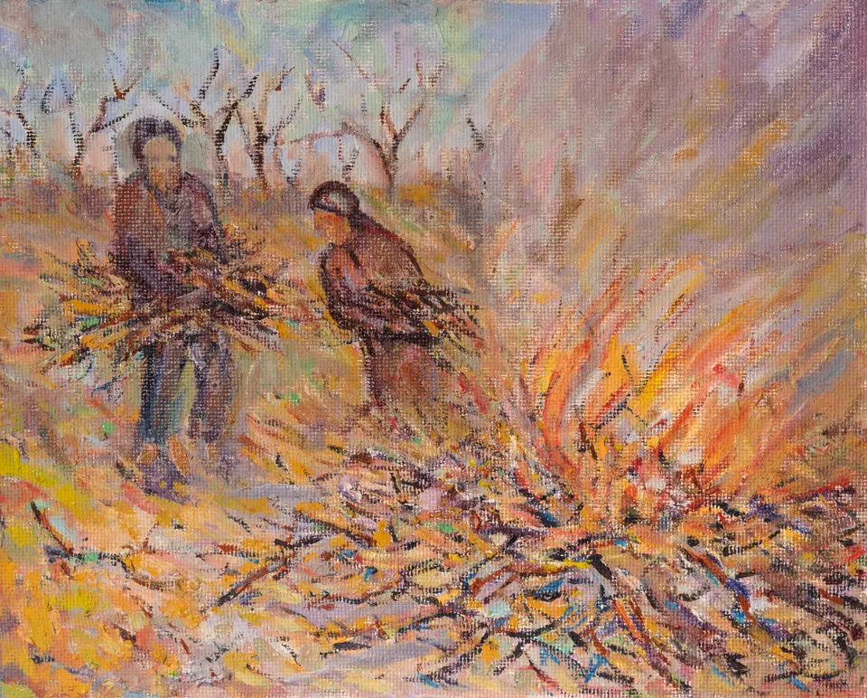 Hoguera de ramas