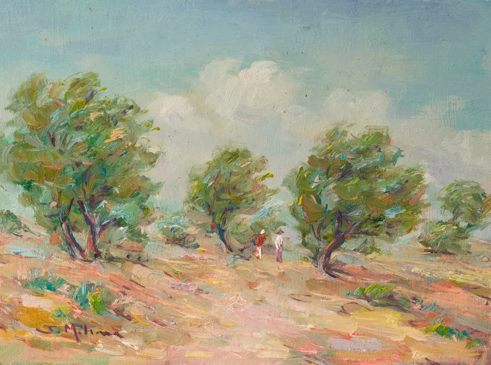 Paseo entre los árboles